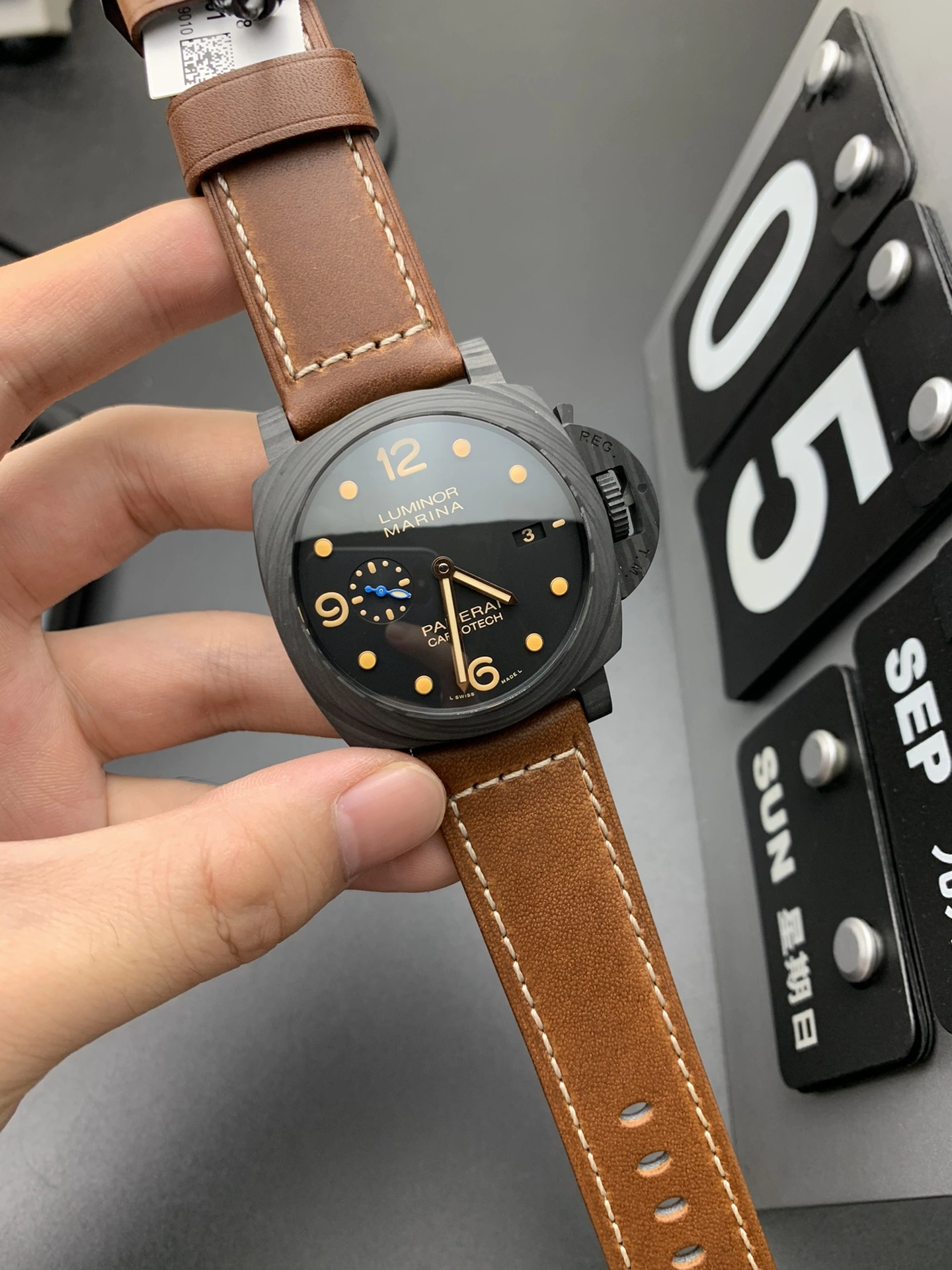 CBD Factory Panerai Luminor Marina Carbotech 44mm PAM00661 1:1 Super Clone – DDP.9010 Movement Effortless 375
